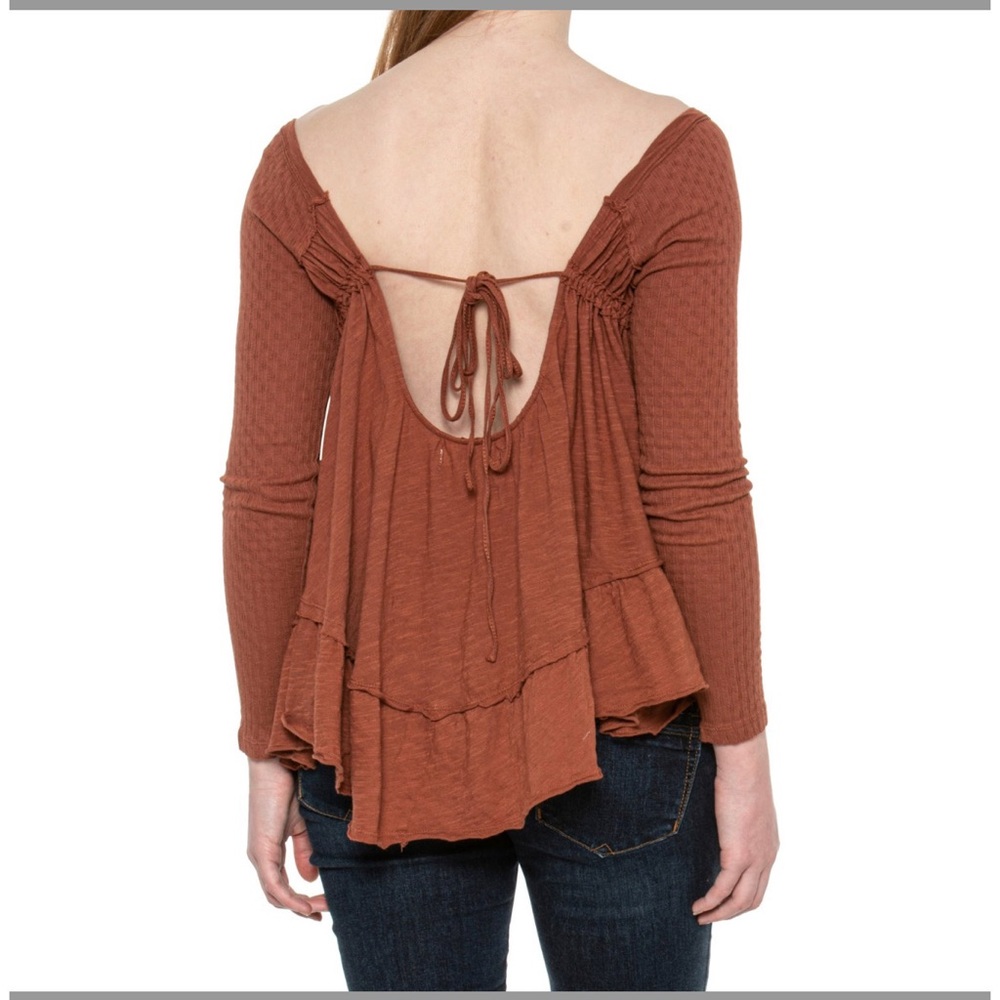 Free People Sundae Top in Ginger Snap